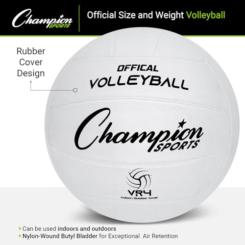 Image of Champion Sports Rubber Cover Volleyball