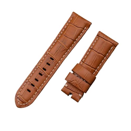 Run Ken 22mm 24mm 26mm C^AJ[tou[U[voh plCXgbvƌ݊ obNtvoh PAM441/111/386ANZT[ƌ݊(Light Brown,26MM PAM_WITHOUT