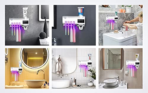 Porta Escova De Dente Esterilizador Uv Recarregamento Solar Esterilizador de escova de dentes uv des