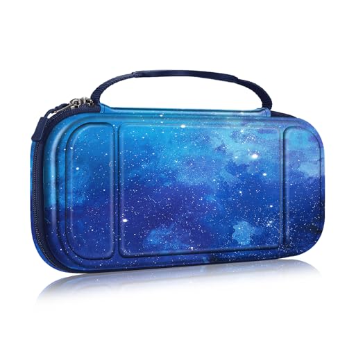 FINTIE Carrying Case for Nintendo Switch 2 (2025) - [Shockproof] Hard Shell Protective Cover Portable Travel Bag with Game Card Slots & Inner Pocket for Accessories, Starry Sky