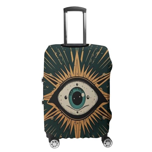 Evil Eye Travel Suitcase Protector Luggage Cover Protective Washable Anti-scratch Baggage Cover4