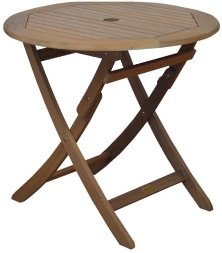 Proloisirs Table en Eucalyptus Sophie Rond