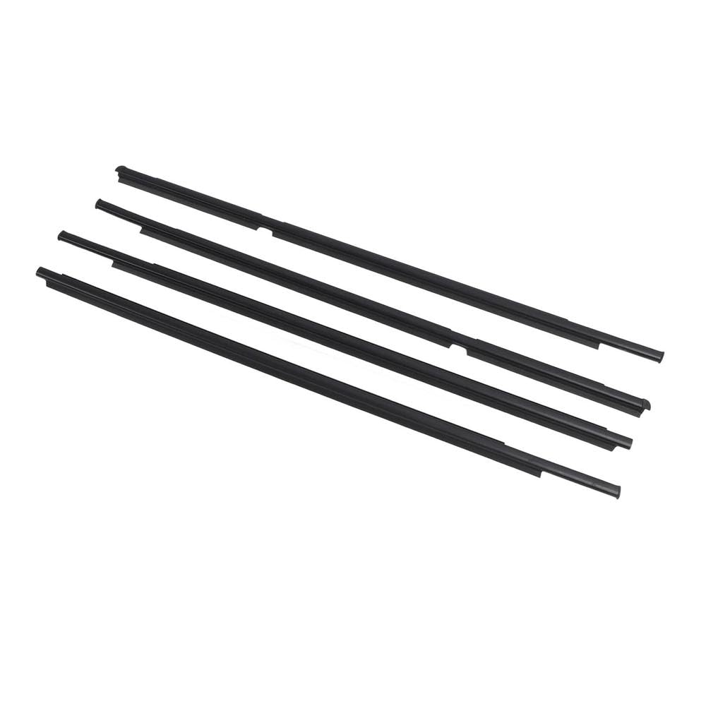 Bgdolpbu One Color Spare Parts 4Pcs Car Door Window Weatherstrip Seal For Toyota Yaris 2005‑2011 68210-52110