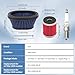 Motorcycle Air Filter & Oil Filter & Spark Plug Replacement for Yamaha YFM250R Raptor 250 2008-2013 2XJ-14451-00-00 5D3-13440-00-00