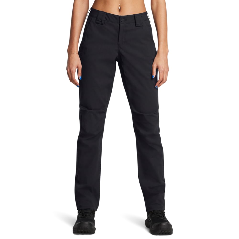 Under Armour Women's Enduro Elite Flat Front Pants, (001) Black / / Black, 8