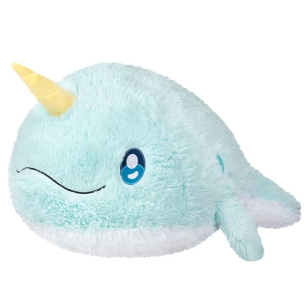 Squishable - Arctic Narwhal - Aquatic Collection - 23 in - Soft Toy Collectible Stuffed Animal