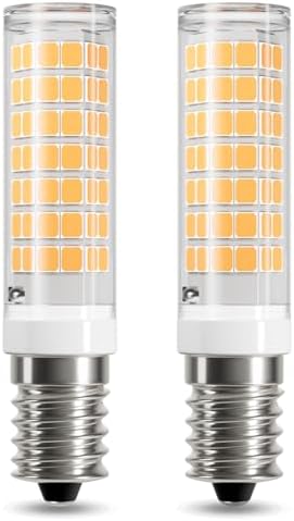 DiCUNO E14 LED Bulb Cooker Hood 4W=50W, 550LM, Warm White 3000K, 2 Pcs