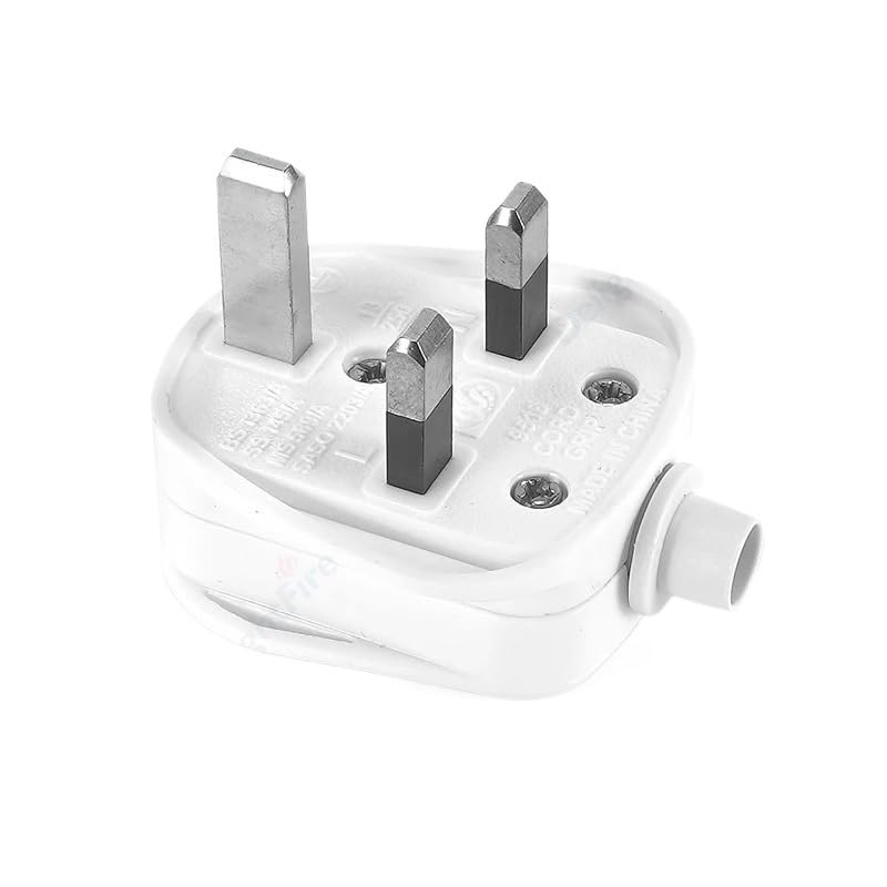 EU Replacement Plug France Power Cable Connector Electrical Socket 4.0mm Male Screw Connections Adapter(5pcs,Floor Socket)