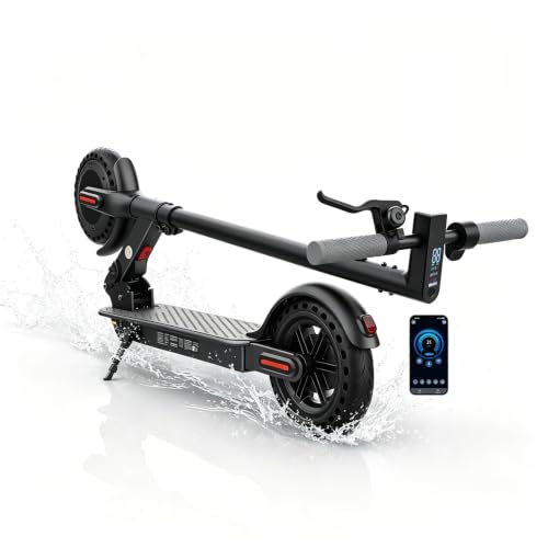 Image of Electric Scooter - Electric Scooter for Adults | 1200W /1000W /500W Motor, 28 /21 Miles Max Range, APP Control, Double Braking Systems, 10 inch /8.5 inch Tire, Foldable E-Scooter
