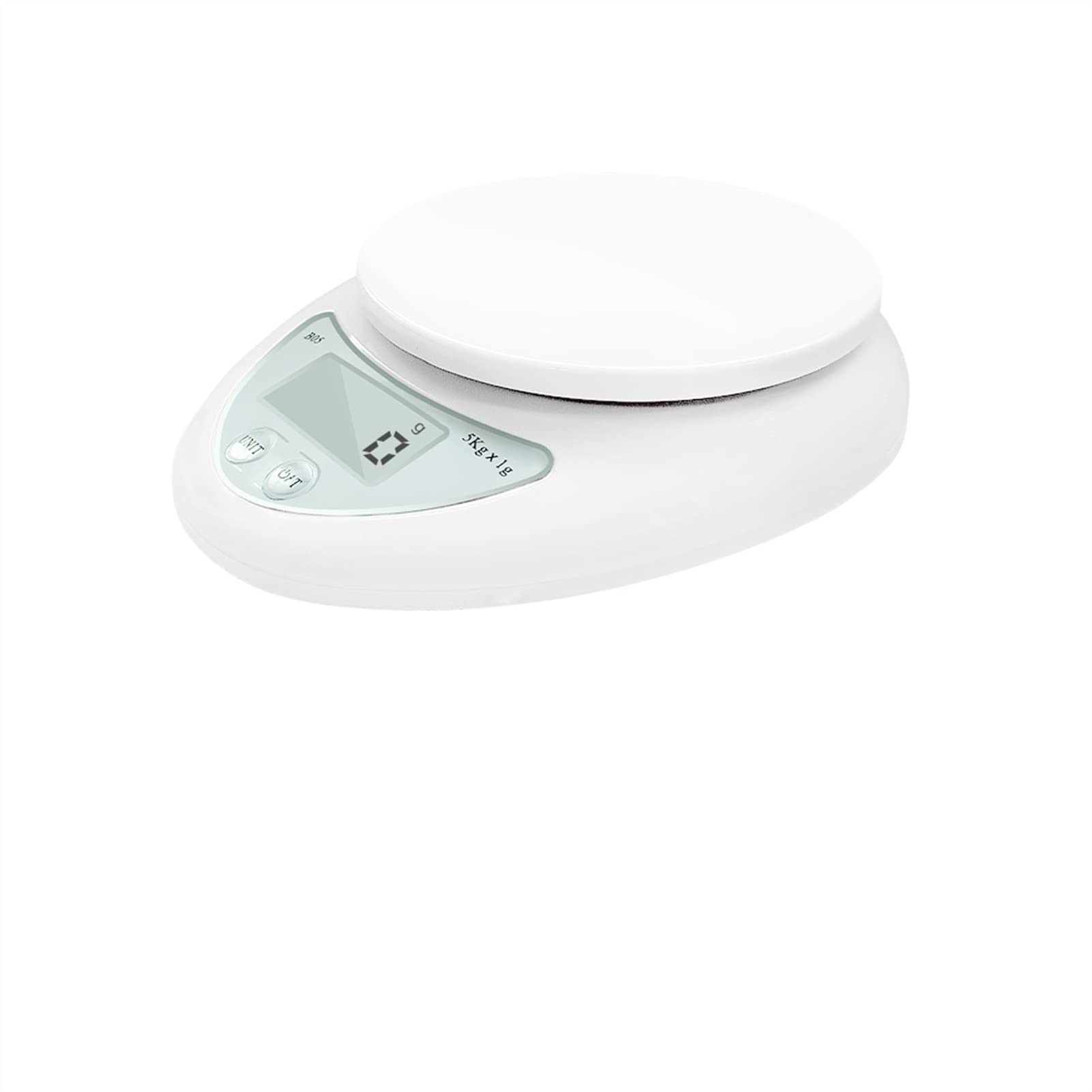 Báscula de cocina Báscula de peso de alimentos con tazón - Ultraprecisa, sensor único, báscula de cocina digital para preparación de alimentos con tazones personalizados que se ajustan a la parte