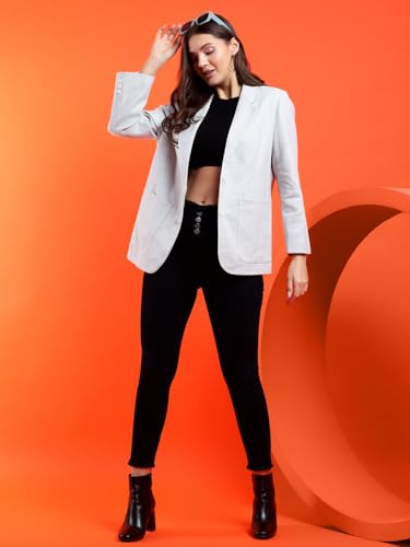 Image of KOTTY Womens Cotton Blend Standard Length Elegant Style Coat - Classic Style with Modern Detailing