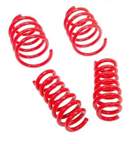 ZZP ATS-V Lowering Springs, Performance Suspension Upgrade, Red