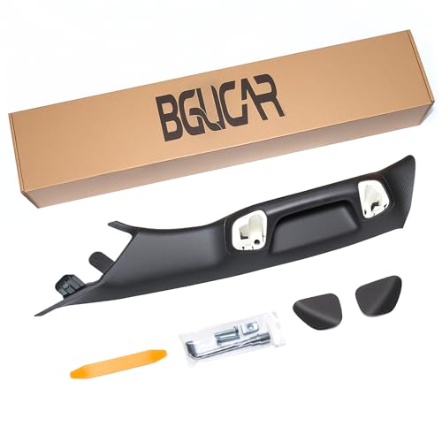 bgucar Driver Side A-Pillar Grab Handle for Toyota Tacoma 3rd Gen (2016-2023) OEM-Style Texture Matches Passenger Side Sturdy & No Creaking Noise Easy Installation (Black)