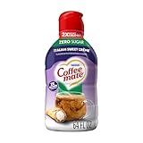 Coffee mate Italian Sweet Crème Flavored Coffee Creamer, Zero Sugar Creamer, Gluten-Free Creamer, Liquid Creamer, 126 Servings