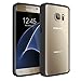 Produktbild Samsung Galaxy S7 Handy Tasche, FoneExpert® Ultra Air Hybrid Air-Cushion Kantenschutz Technologie - Bumper Case Durchsichtige Rückschale Hülle Cover schutzhülle für Samsung Galaxy S7 (Black)