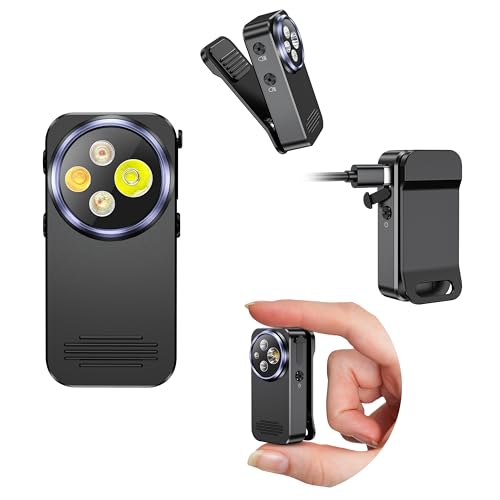 Lampe de poche EDC 600 lm rechargeable avec clip et aimant
