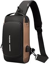 SHOPPIVERSE ™ Shoulder Bag | Crossbody Travel Sling Bag & Messenger Backpack | Lightweight Chest Bag for Men & Women | Multi-Functional Small Daypack for Daily Use & Outdoor Travel