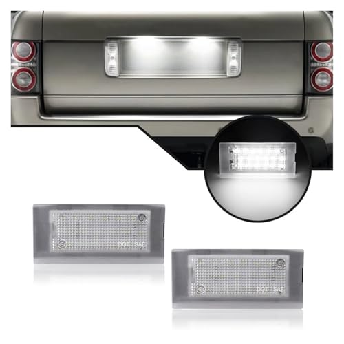 Lámpara matrícula LED Canbus para Range Rover L322 sin error en panel 2