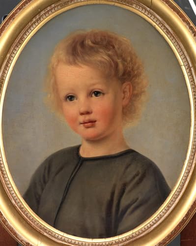 Peinture Portrait Holger Aagaard Hammerich Toile Idéale pour Décoration Salon