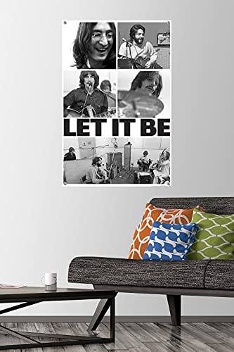 The Beatles Let It Be póster de pared musical para decoración de salones 2