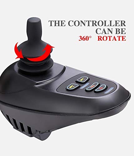 Sedia a rotelle, Sedia a rotelle elettrica Pieghevole Rapida, sedie a rotelle elettriche Resistenti, sicure e Facili da Guidare