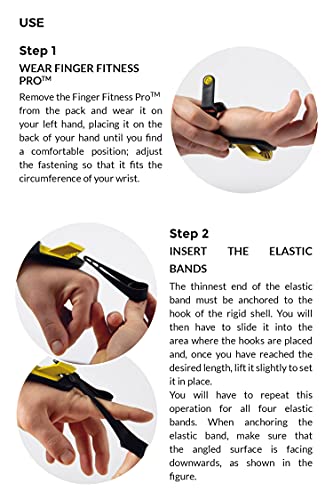 Finger Fitness Pro - Training voor de hand, omarming en vingers - Uniek dat bij het oefenen kan worden gedragen - ideaal voor muzikanten - Image 6