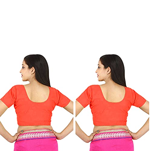 Image of Namita Women's Rubia Cotton Solid Half Sleeve Blouse