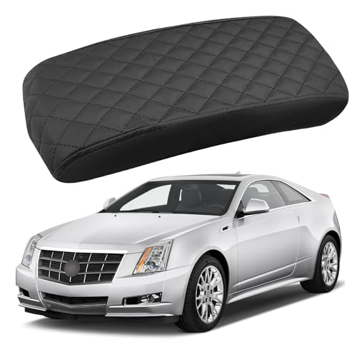 Image of Center Console Armrest Cover Compatible with Cadillac CTS 2008-2014 Protector Interior Accessories