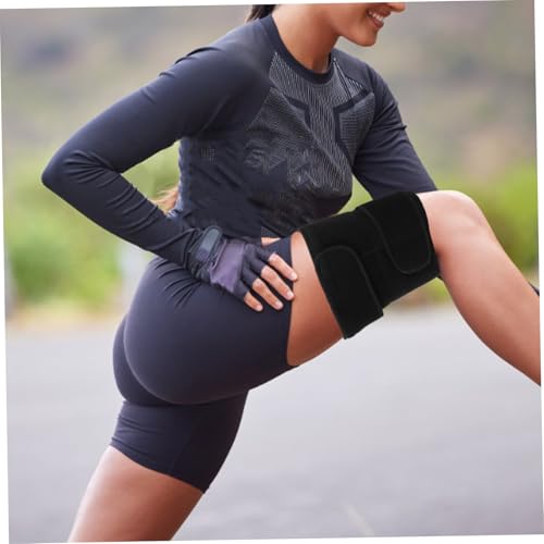 Faja de compresión para muslo Beavorty talla grande negra miniatura 4