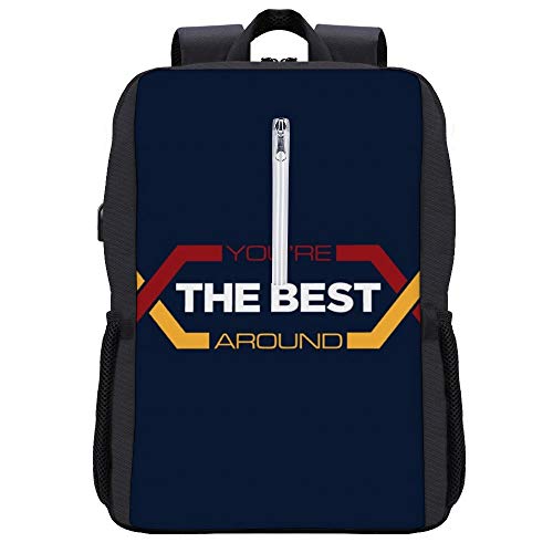 Karate Kid Youre The Best Around - Mochila para portátil con puerto de carga USB