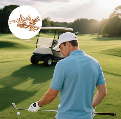 Tinoaly 20stk Universal Golfschaft Adapter Unterlegscheiben, Langlebig Messing Schaft-Unterlegscheiben für 335 350 355 370 Eisenschläger 6-Bein & 8-Bein Golfschläger Abstandshalter Fitting Zubehör