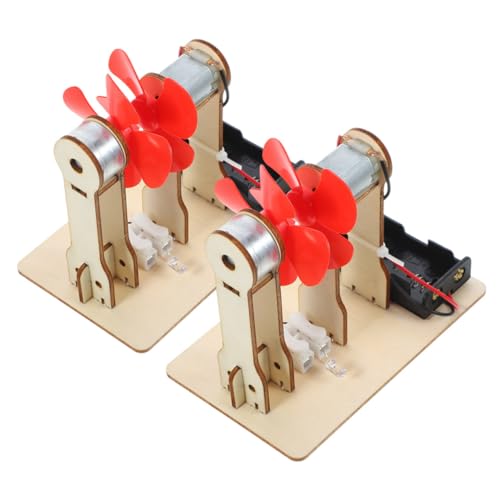 ノーブランド品 2 セット 風力 タービン 材料 モーター タービン 発電機 ポータブル