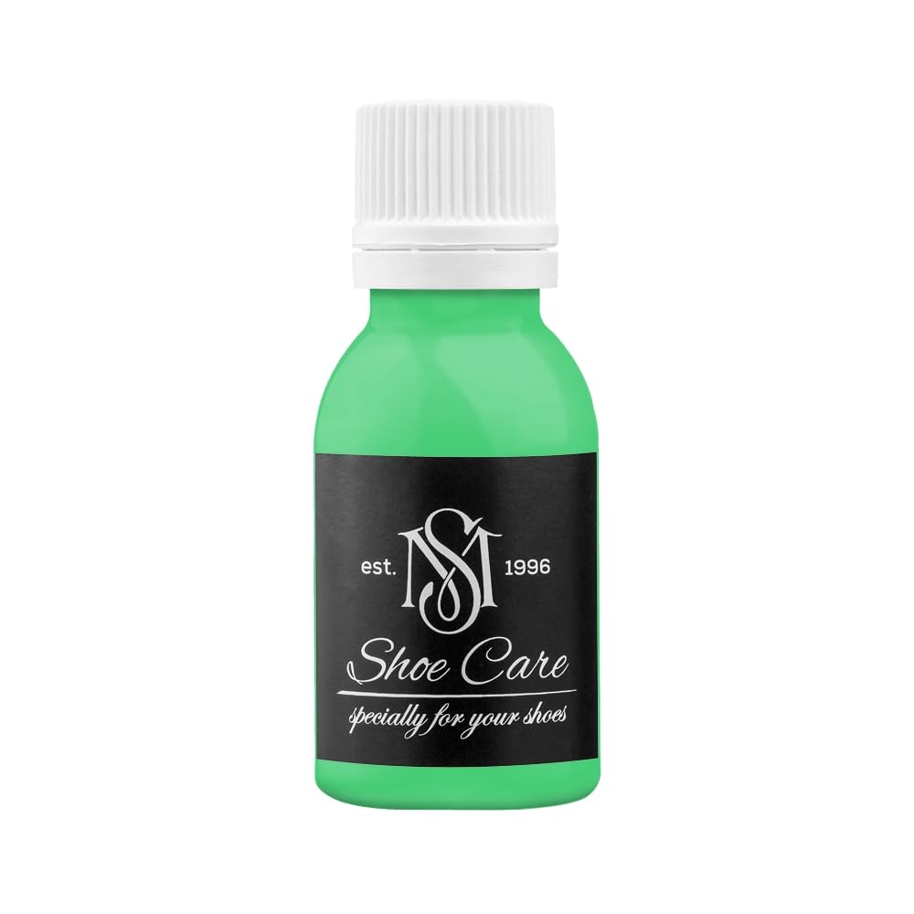 Uniwersalna farba do skóry - NCS S 0565-G10Y Zieleń Malachitu - Mocno kryjąca farba do renowacji obuwia, toreb i sneakersów marki MAVI STEP - 50 ml / 1.70 fl oz