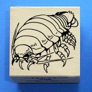 【いきものスタンプ】Vタイプ・深海生物・ダイオウグソクムシ1・斜めポーズ