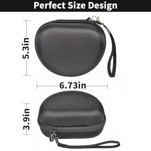 Image of Headphone Case for Skullcandy Crusher /Hesh /Evo, for JLab JBuds Lux ANC | for TOZO HT3 /HT2 Wireless Over-Ear Bluetooth Earphones, Travel Carrying, Daily Commute /Gym /Outdoor Use, Hard Box Only