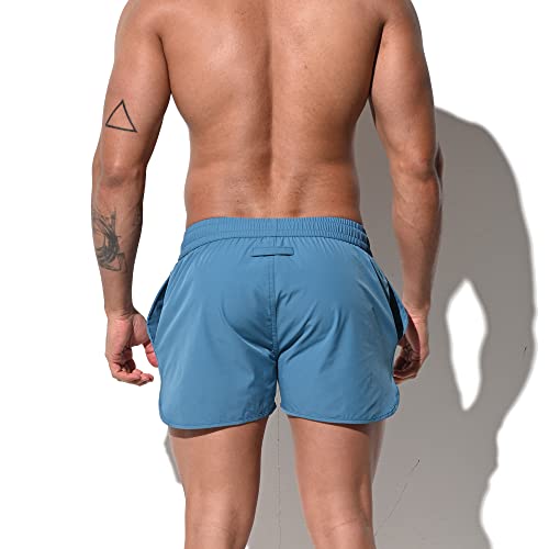 RICKY&BENS Men's Quick-Dry Hot Super Short Sports Board Shorts3
