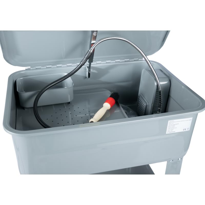 BPAC Fontaine de Lavage - Fontaine de Dégraissage Atelier - Fontaine de Nettoyage avec Brosse de Nettoyage - Capacité 75 Litres