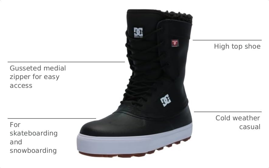 Image of DC Men's DC Men's Reach Cold Weather Casual High Top Shoe Snow Boot