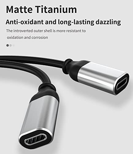 Headphone Adapter For Iphone Dual Lightning(2Pack) Adaptador Para Apple Splitter Audio And Charge Cord Charger Earphone 2 In 1 Dongle Jack Earbud Cable Phone 13 12 11 Pro Max Mini Xs Se 7 X Xr 8 Plus #TOP5
