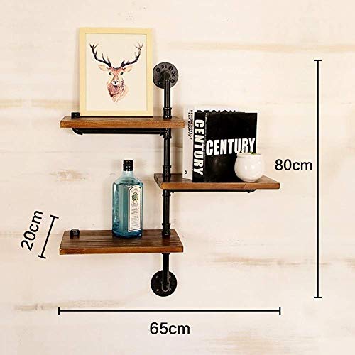 Wall Shelf H Floating Shelves Retro Iron Pipe Wall Shelves Industrial