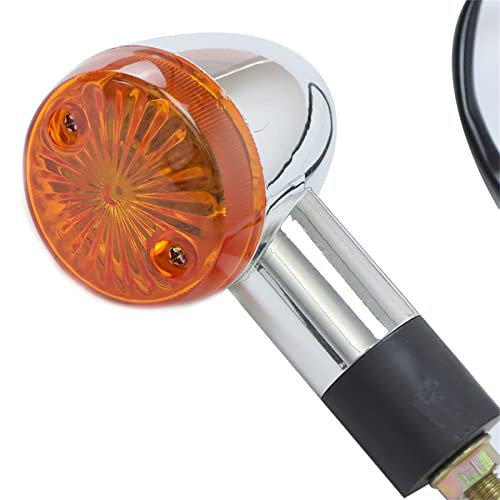 marddpair 2Pcs Rear Turn Signal Blinker Indicator Light Universal Aftermarket Replacement Turn Signals