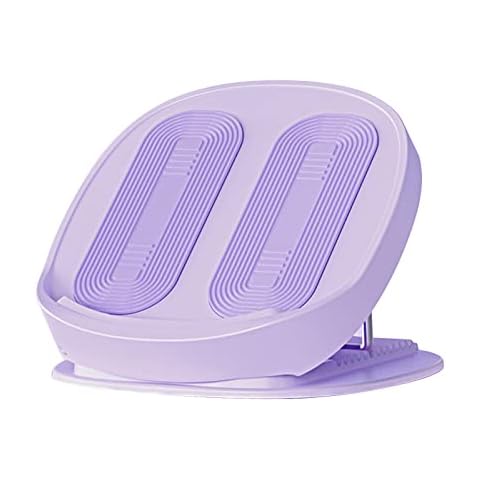 ASFINS Calf Stretcher, Stretch Board, Adjustable Slant Board, Portable Leg Exercise Calf Stretcher, Anti Slip Design Calf Stretch Board for Heel, Hamstring, Achilles, Leg Calves Muscle (Purple) Cover
