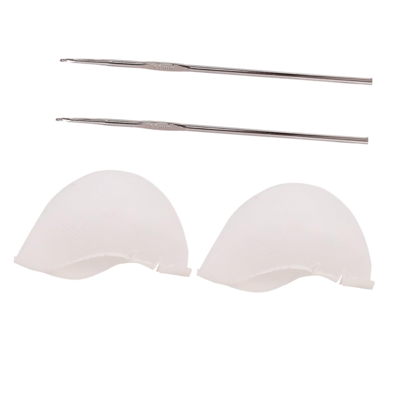 Healeved Hair Coloring Highlighting Cap Set Silicone Tinting Caps Metal Needle for Barber Shops and Salons
