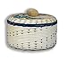 El Mexicanito Upgrade Thermal Mexican Palm Tortillero/Handmade by The Indigenous Architects Of Mexico - Mexican Tortilla Wamer With Lid And Foam/Great Candy, pancake Keeper and Fruit Holder (Large)
