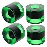 BESPORTBLE 4stücke Teiliges Pu-Skateboard Stoßdämpfende Raderneuerung Für Straße Und Trickfahren Langlebige Longboard-räder Für Skateboards Und Longboards