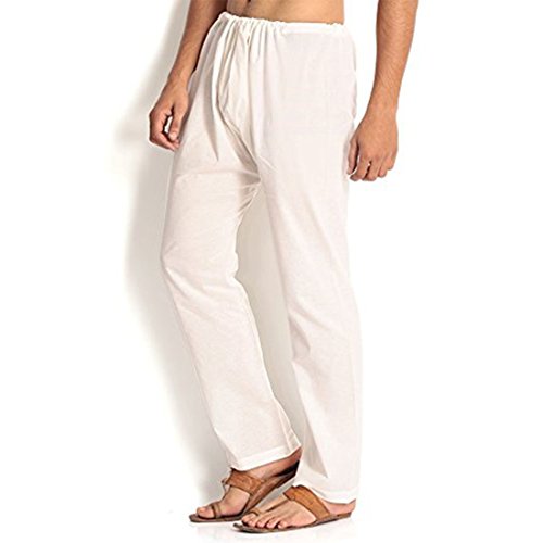 Image of Royal Kurta Men's Cotton Blend Loose Airy Pyjama Bottoms