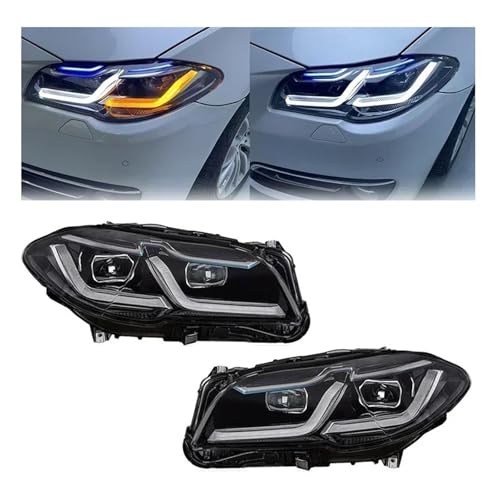 2PCS Headlight Assembly Replacement, Compatible With BMW F10 F18 2011-2013 M5 520i 520d 530i 530d Lights Headlights Car Accessories