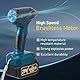 Elektrische Staubgebläse für Makita 18V Akku, 130000RPM Mini Laubbläser Gebläse, Kabelloser Staubgebläse mit 4 Gänge Einstellgetriebe, Turbo Dryer Auto Blätter Verwehen(Ohne Batterie)