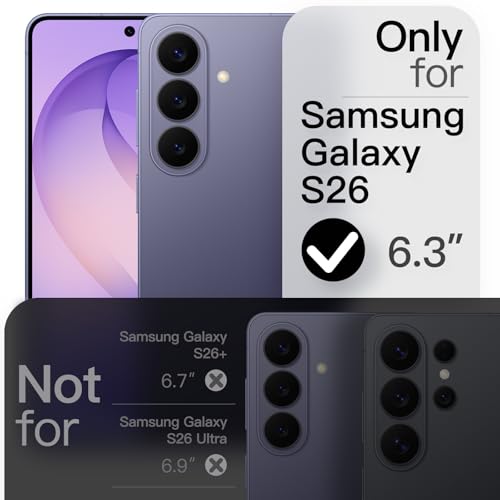 Image of JETech Magnetic Slim Cover Case for Samsung Galaxy S26, Compatible with MagSafe, Anti-Slip Grip & Full Camera Lens Protection, Ultra-Thin Lightweight Matte Finish Phone Cover (Cobalt Violet)
