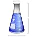 1000ml Narrow Mouth Erlenmeyer Flask, 3.3 Borosilicate Glass, Karter Scientific 213G22 (Single)